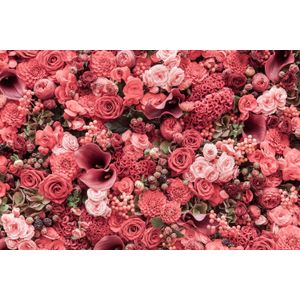 PB-Collection tuinschilderij bloemen roze 50 x 2 x 70 cm