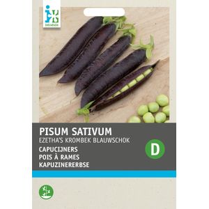 Intratuin groentezaad Capucijners (Pisum sativum 'Ezethe's Krombek Blauwschok')