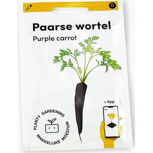 Makkelijke Moestuin groentezaad Paarse wortel (Daucus carota)