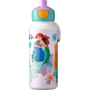 Mepal pop up drinkfles Campus 400 ml – Sluit goed af – Drinkbeker voor kinderen – Disney Princess