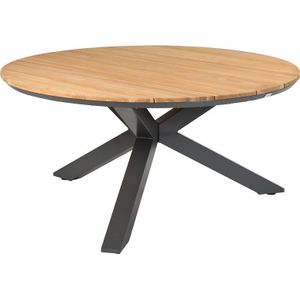 Tierra Outdoor eettafel Omnigo antraciet D 150 H 74 cm