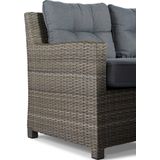 Tierra Outdoor - Wilson - Loungeset - Grijs - Wicker - 5-delig