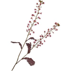Silk-ka kunstbloem Heuchera donker roze 85 cm