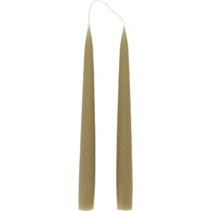 dinerkaars Danish Dip bruin / groen 16 uur D 2,2 H 25 cm 2 stuks
