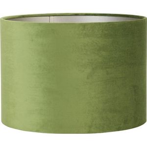 Light & Living lampenkap Velours groen D 20 H 15 cm