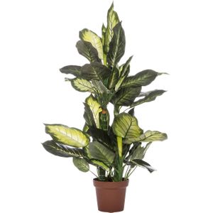 Kunstplant Dieffenbachia H 110 cm  in pot | groot | voor binnen | Intratuin
