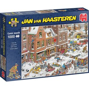 Jumbo Jan van Haasteren Kerst puzzel sneeuwpret 68 x 49 cm 1000 stukjes
