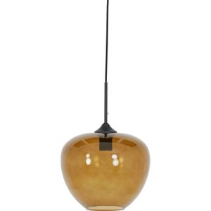 Light & Living hanglamp Mayson bruin / zwart D 30 H 25 cm