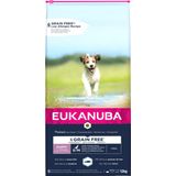 Eukanuba hondenvoer graanvrij zeevis puppy small/medium 12 kg