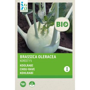 Intratuin Biologisch groentezaad Koolrabi (Brassica oleracea 'Korist')