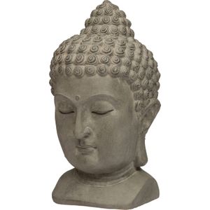 Intratuin tuinbeeld boeddha grijs 28 x 27 x 48 cm