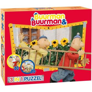Plenty Gifts puzzel buurman & buurman 3 in 1 25 x 30 cm 50-100 stukjes