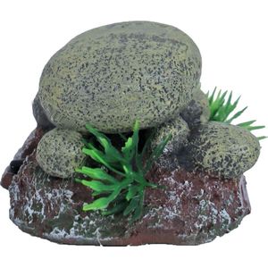 Boon aquarium decoratie stenen grijs 10 x 8 x 6 cm