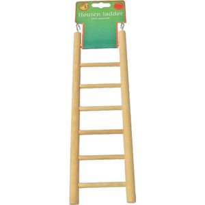 Boon vogel speelgoed ladder 7 traps naturel 35 cm