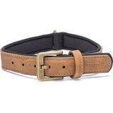 Beeztees hondenhalsband Balacron Ax bruin 38-48 x 2,5 cm