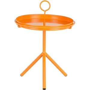 Mica Decorations Bijzettafel buiten Aston oranje Ø 30,5 H 41,5 cm | Intratuin