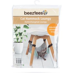 Beeztees kattenhangmat Loungy grijs 40 x 40 cm