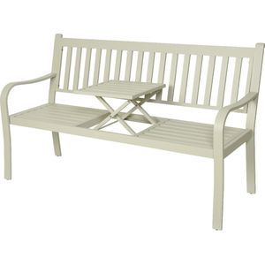 Outdoor Living by Decoris 2 persoons tête-a-tête Xander beige 152 x 90 x 62 cm | 145 x 66 cm