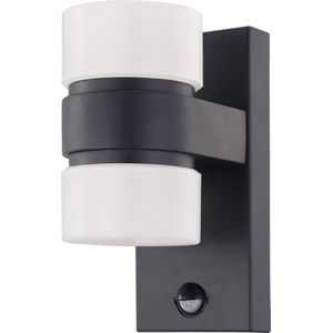Eglo wandlamp Atollari met sensor zwart 11,3 x 16,5 x 24 cm