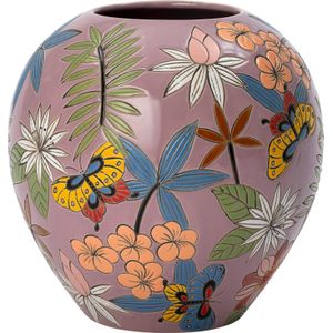 Intratuin vaas Piet paars D 26 H 26 cm