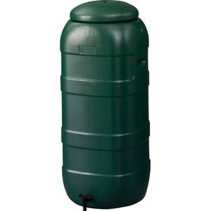 Harcostar regenton 100 liter | kunststof | kleine waterton | groen | Ø 38 H 92 cm