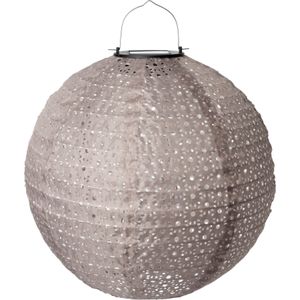Intratuin solar lampion Bari bruin D 35 H 33 cm