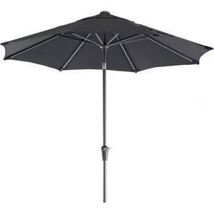 Parasol Trinidad | Ø 250 cm | Zwart | UPF 80+ | Intratuin
