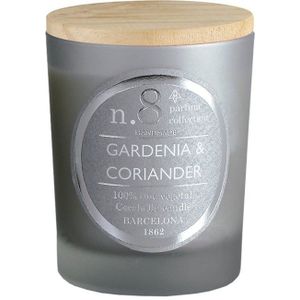 Cerabella geurkaars Gardenia & Coriander bloemig 40 uur D 8 H 12 cm