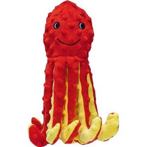 Beeztees hondenspeelgoed pluche octopus rood 8,5 x 7,5 x 25 cm