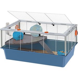 Ferplast hamsterkooi Criceti blauw 78 x 48 x 39 cm