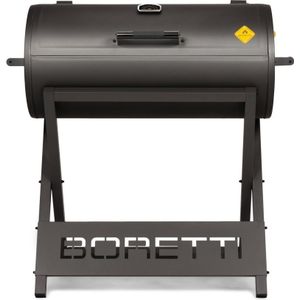 Boretti houtskool barbecue Barilo zwart 107 x 105 x 52 cm
