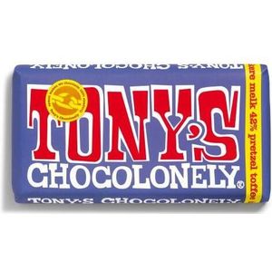 Tony's Chocolonely melk pretzel toffee 180 gr