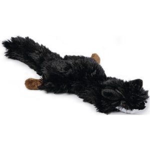 Beeztees hondenspeelgoed Flatino vos zwart 27 x 7 x 3 cm
