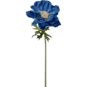Intratuin kunstbloem Anemoon blauw 32 cm