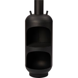 Intratuin tuinhaard zwart D 40 H 110 cm