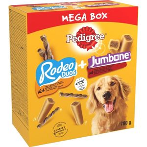 Pedigree hondensnack Mega Box Rodeo & Jombone 780 g