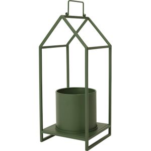 Intratuin plantentafel met pot Sifa groen 21 x 21 x 56 cm