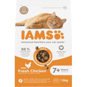 Iams kattenvoer for Vitality kip senior 1,5 kg