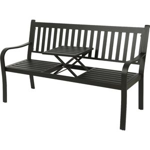 Outdoor Living - Xander - Tête-à-tête - Zwart - Aluminium - 2 Persoons