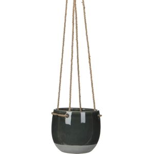 Mica Decorations hangpot Resa D 13,5 H 11,5 groen