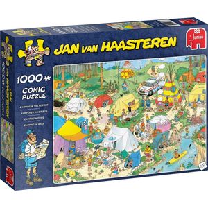 Jan van Haasteren Kamperen in het Bos (1000 Stukjes)