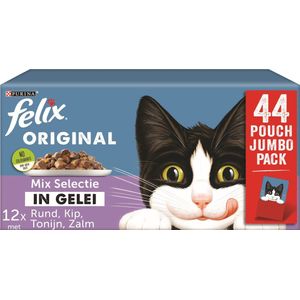 Felix Multipack Dubbel Zo Lekker Vis In Gelei - Kattenvoer - Koolvis