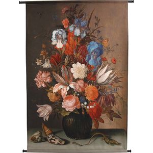 HD Collection wandkleed Bloemen multi 107 x 138 cm