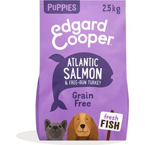Edgard & Cooper hondenvoer graanvrij zalm kalkoen puppy 2,5 kg