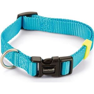 Beeztees hondenhalsband Uni lichtblauw 26-40 x 1,5 cm