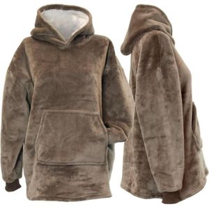 Unique Living hoodie Kids taupe onesize