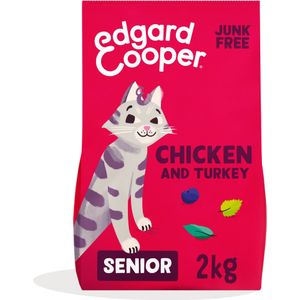 Edgard & Cooper kattenvoer eend/kip senior 2 kg