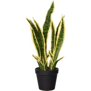 Kunstplant Sansevieria  | Ø 13 H 48 cm | in pot | voor binnen | Intratuin