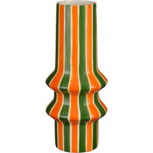 Mica Decorations vaas Bossa groen / oranje D 9,5 H 23,5 cm