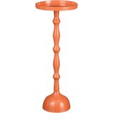 Mica Decorations bijzettafel Duco oranje D 25 H 66 cm